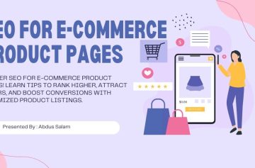 SEO for e-commerce product pages